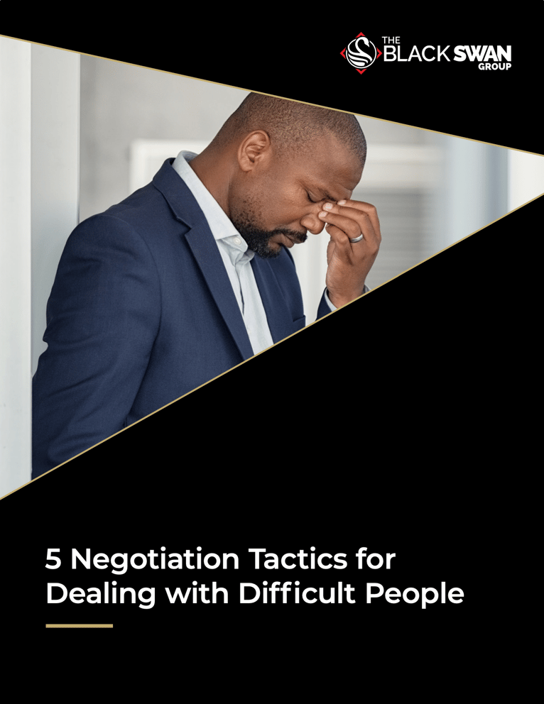  E-Book: 5 Negotiation Tactics for Dealing with Difficult People
