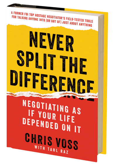 Cover of the book 'Never Split the Difference'