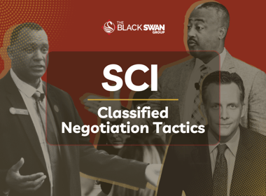 SCI: Classified Negotiation Tactics<br>Washington D.C | September 16