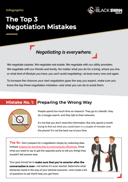 Avoid Negotiation Mistakes