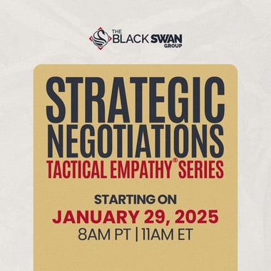 Tactical Empathy® Series: Strategic Negotiations
