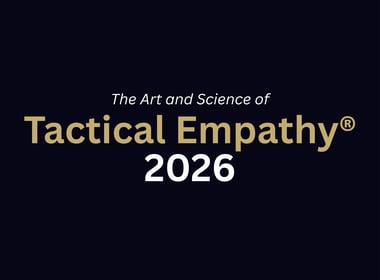 The Art and Science of Tactical Empathy 2026