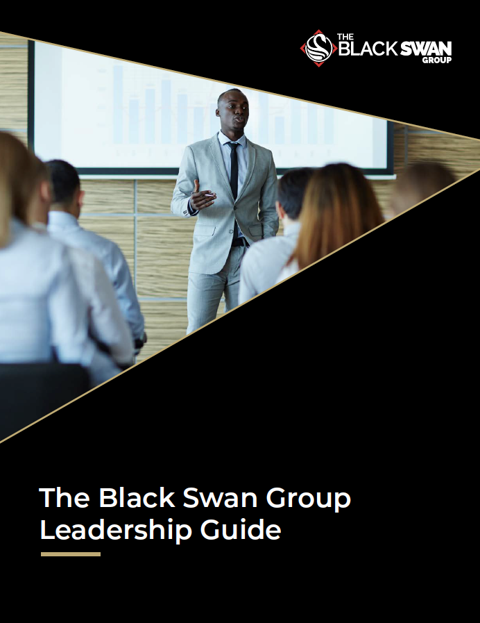 The Black Swan Group Leadership Guide Cover The Black Swan Group Leadership Guide Cover