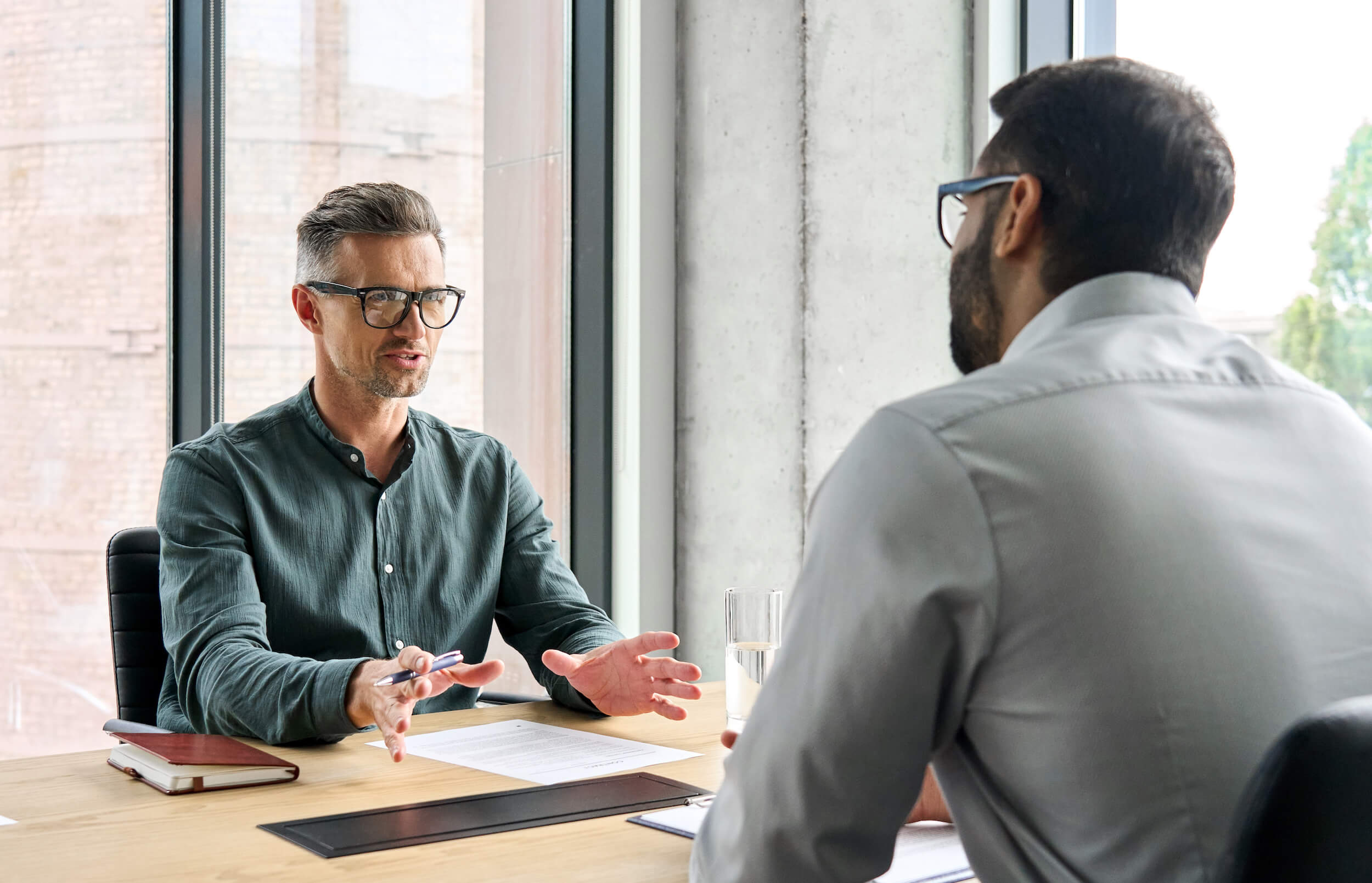 Talking during a negotiation